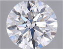 Natural Diamond 0.40 Carats, Round with Excellent Cut, H Color, SI1 Clarity and Certified by GIA