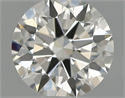 Natural Diamond 0.42 Carats, Round with Excellent Cut, H Color, VS1 Clarity and Certified by IGI