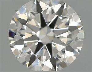 Picture of Natural Diamond 0.42 Carats, Round with Excellent Cut, H Color, VS1 Clarity and Certified by IGI