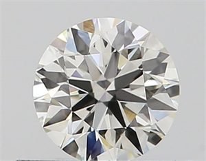 Picture of Natural Diamond 0.40 Carats, Round with Excellent Cut, I Color, VS2 Clarity and Certified by GIA