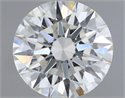 Natural Diamond 0.41 Carats, Round with Excellent Cut, J Color, VVS1 Clarity and Certified by GIA