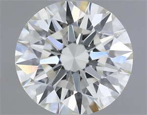 Picture of Natural Diamond 0.41 Carats, Round with Excellent Cut, J Color, VVS1 Clarity and Certified by GIA