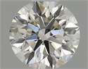 Natural Diamond 0.40 Carats, Round with Excellent Cut, H Color, VS2 Clarity and Certified by IGI