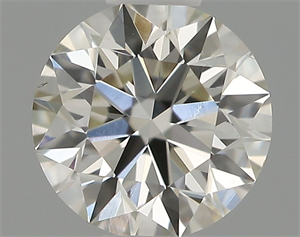 Picture of Natural Diamond 0.40 Carats, Round with Excellent Cut, H Color, VS2 Clarity and Certified by IGI