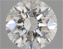 Natural Diamond 0.40 Carats, Round with Very Good Cut, H Color, SI2 Clarity and Certified by GIA