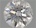 Natural Diamond 0.40 Carats, Round with Excellent Cut, E Color, I1 Clarity and Certified by IGI