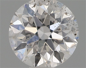 Picture of Natural Diamond 0.40 Carats, Round with Excellent Cut, E Color, I1 Clarity and Certified by IGI