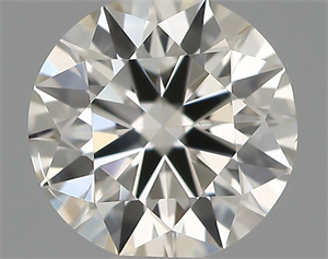 Picture of Natural Diamond 0.50 Carats, Round with Excellent Cut, H Color, SI1 Clarity and Certified by IGI