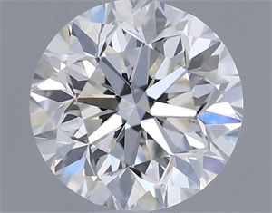 Picture of Natural Diamond 0.40 Carats, Round with Good Cut, I Color, VVS1 Clarity and Certified by GIA