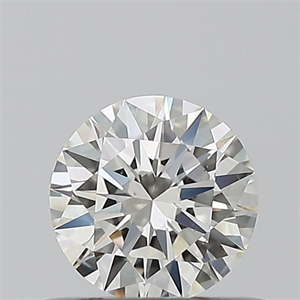 Picture of Natural Diamond 0.43 Carats, Round with Excellent Cut, I Color, VS2 Clarity and Certified by GIA