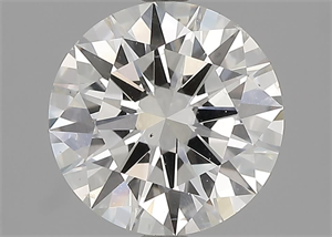 Picture of Natural Diamond 2.00 Carats, Round with Excellent Cut, I Color, SI1 Clarity and Certified by GIA