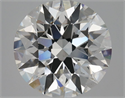 Natural Diamond 2.40 Carats, Round with Excellent Cut, E Color, SI1 Clarity and Certified by GIA