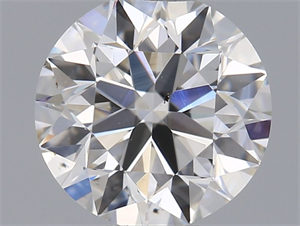 Picture of Natural Diamond 0.50 Carats, Round with Excellent Cut, I Color, SI1 Clarity and Certified by GIA