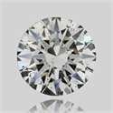 Natural Diamond 0.51 Carats, Round with Excellent Cut, I Color, SI1 Clarity and Certified by GIA