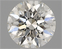 Natural Diamond 0.40 Carats, Round with Excellent Cut, H Color, VS2 Clarity and Certified by IGI