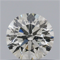 Natural Diamond 0.51 Carats, Round with Excellent Cut, H Color, SI1 Clarity and Certified by IGI