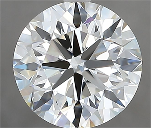 Picture of Natural Diamond 2.00 Carats, Round with Excellent Cut, H Color, VVS2 Clarity and Certified by IGI