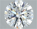 Natural Diamond 2.45 Carats, Round with Excellent Cut, D Color, VVS1 Clarity and Certified by GIA