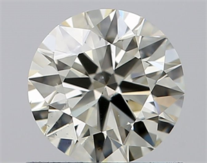 Picture of Natural Diamond 0.70 Carats, Round with Excellent Cut, J Color, SI1 Clarity and Certified by IGI