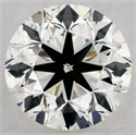 Natural Diamond 0.45 Carats, Round with Very Good Cut, K Color, SI1 Clarity and Certified by GIA