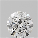 Natural Diamond 0.50 Carats, Round with Very Good Cut, H Color, SI1 Clarity and Certified by GIA