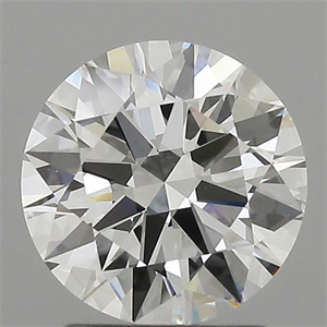 Picture of Natural Diamond 1.70 Carats, Round with Excellent Cut, E Color, VVS2 Clarity and Certified by GIA