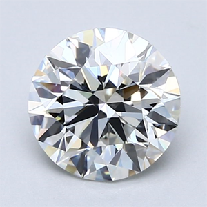 Picture of Natural Diamond 2.01 Carats, Round with Excellent Cut, H Color, VVS1 Clarity and Certified by GIA