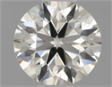 Natural Diamond 0.41 Carats, Round with Excellent Cut, I Color, VS2 Clarity and Certified by IGI