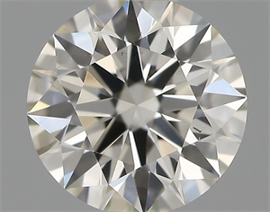 Picture of Natural Diamond 0.58 Carats, Round with Excellent Cut, I Color, VS2 Clarity and Certified by IGI