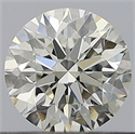 Natural Diamond 0.40 Carats, Round with Excellent Cut, H Color, VS2 Clarity and Certified by GIA