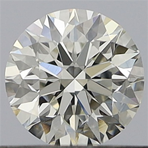 Picture of Natural Diamond 0.40 Carats, Round with Excellent Cut, H Color, VS2 Clarity and Certified by GIA