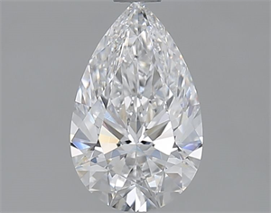 Picture of Natural Diamond 1.13 Carats, Pear with  Cut, D Color, VVS2 Clarity and Certified by GIA