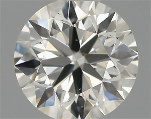 Picture of Natural Diamond 0.51 Carats, Round with Excellent Cut, H Color, VS1 Clarity and Certified by IGI