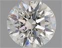 Natural Diamond 0.40 Carats, Round with Excellent Cut, J Color, SI1 Clarity and Certified by GIA