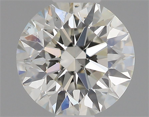 Picture of Natural Diamond 0.40 Carats, Round with Excellent Cut, J Color, SI1 Clarity and Certified by GIA