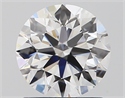 Natural Diamond 1.27 Carats, Round with Excellent Cut, D Color, IF Clarity and Certified by GIA