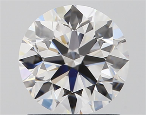 Picture of Natural Diamond 1.27 Carats, Round with Excellent Cut, D Color, IF Clarity and Certified by GIA