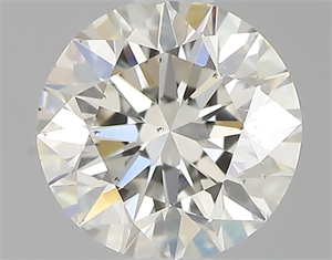 Picture of Natural Diamond 0.50 Carats, Round with Excellent Cut, J Color, SI1 Clarity and Certified by GIA