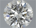 Natural Diamond 0.51 Carats, Round with Excellent Cut, J Color, VS1 Clarity and Certified by GIA