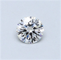 Natural Diamond 0.42 Carats, Round with Very Good Cut, G Color, VS2 Clarity and Certified by GIA