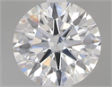 Natural Diamond 0.40 Carats, Round with Excellent Cut, D Color, SI2 Clarity and Certified by GIA