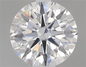 Picture of Natural Diamond 0.40 Carats, Round with Excellent Cut, D Color, SI2 Clarity and Certified by GIA