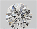 Natural Diamond 0.40 Carats, Round with Excellent Cut, G Color, SI2 Clarity and Certified by GIA