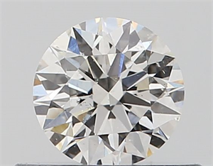 Picture of Natural Diamond 0.40 Carats, Round with Excellent Cut, G Color, SI2 Clarity and Certified by GIA