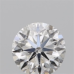 Picture of Natural Diamond 0.60 Carats, Round with Very Good Cut, E Color, I1 Clarity and Certified by GIA