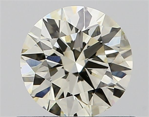 Picture of Natural Diamond 0.61 Carats, Round with Excellent Cut, J Color, VS2 Clarity and Certified by IGI