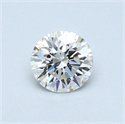 Natural Diamond 0.44 Carats, Round with Very Good Cut, G Color, VVS2 Clarity and Certified by GIA