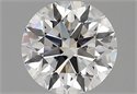 Natural Diamond 2.07 Carats, Round with Excellent Cut, E Color, VS2 Clarity and Certified by GIA