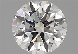 Picture of Natural Diamond 2.07 Carats, Round with Excellent Cut, E Color, VS2 Clarity and Certified by GIA