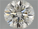 Natural Diamond 0.40 Carats, Round with Excellent Cut, H Color, SI1 Clarity and Certified by IGI